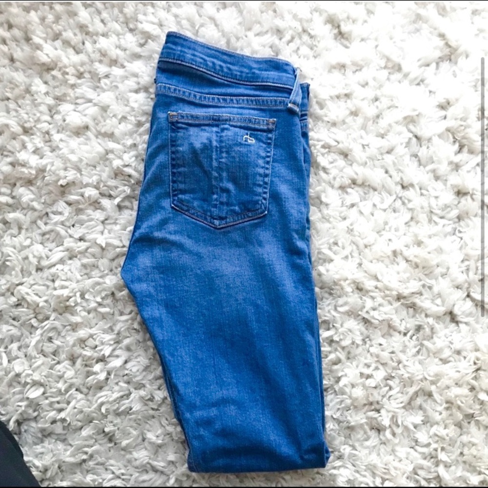 Rag & Bone High Rise Capri Finch 26 Jeans - Picture 4 of 6